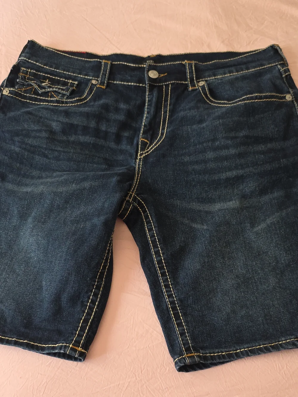 TRUE RELIGION '38 DENIUM SHORTS MENS